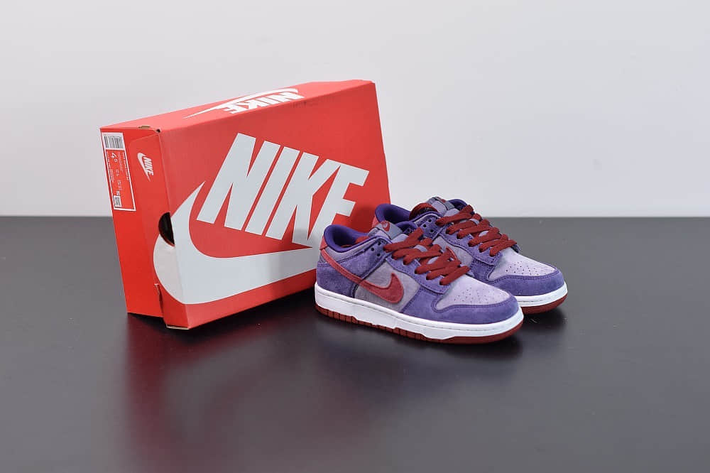 耐克Nike Dunk Low “Plum” 树莓紫低帮休闲滑板鞋纯原版本 货号：CU1726-500