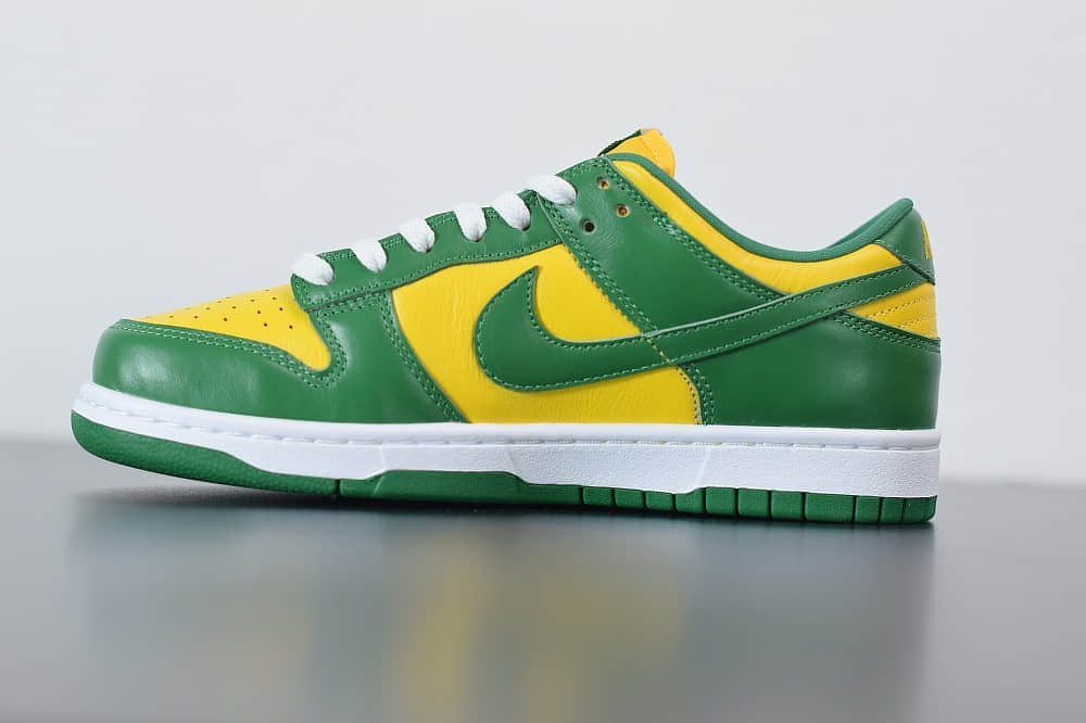 耐克 Nike Dunk Low SP巴西扣篮系列复古低帮休闲运动滑板鞋纯原版本 货号：CU1727-700