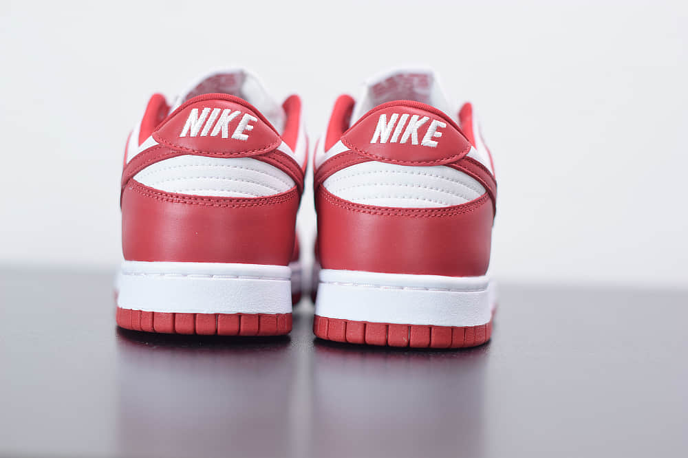 耐克Nike Dunk Low ST.JHONS  白红低帮滑板鞋纯原版本 货号：CU1727-100