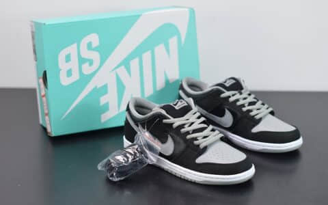 耐克Nike SB Dunk Low J-Pack Shadow影子灰周杰伦同款低帮滑板鞋纯原版本 货号：BQ6817-007