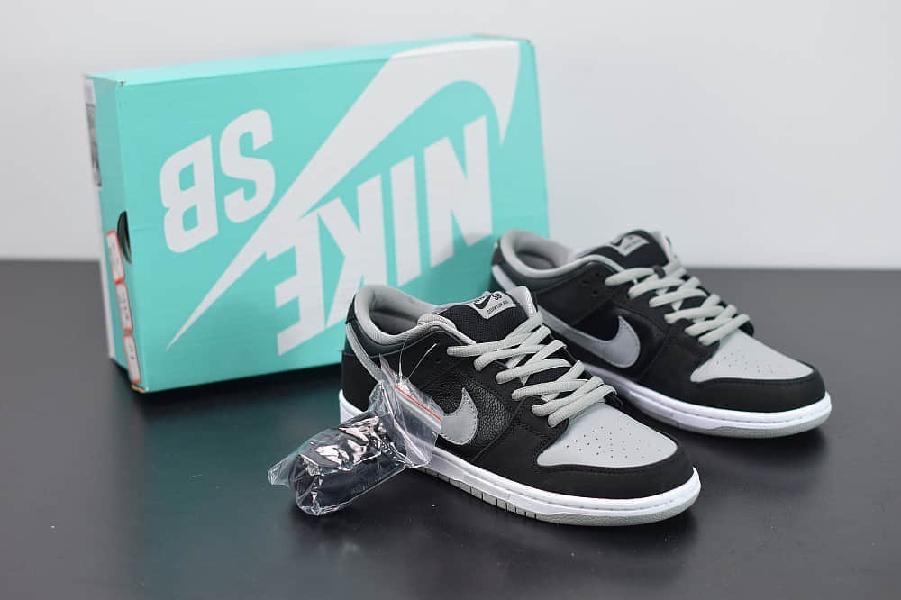 耐克Nike SB Dunk Low J-Pack Shadow影子灰周杰伦同款低帮滑板鞋纯原版本 货号：BQ6817-007