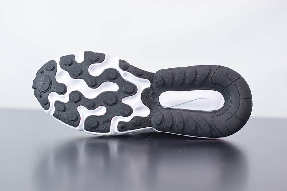 耐克Nike Air Max 270 React白粉色气垫运动鞋纯原版本 货号：CJ0619-100