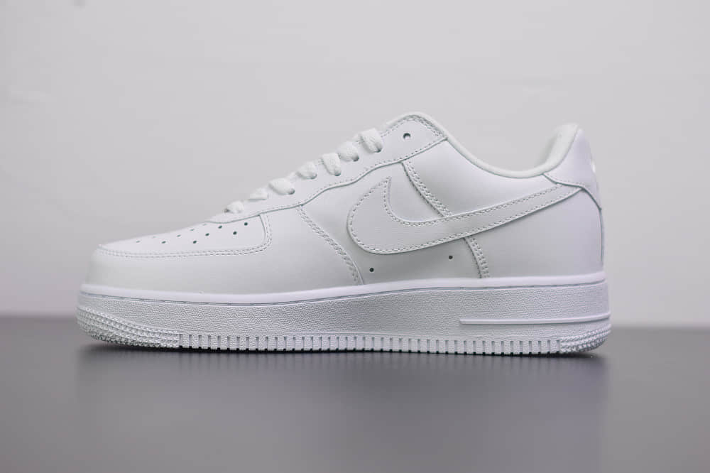 耐克Supreme x Nike Air Force 1 Low 2020Week空军一号低帮纯白联名限定款纯原版本 货号：CU9225-100