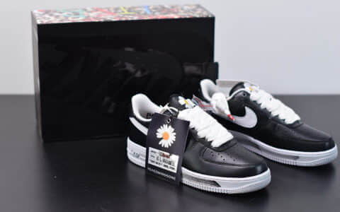 耐克PEACEMINUSONE x Nike Air Force 1小雏菊联名款空军一号低帮休闲运动板鞋纯原版本 货号：AQ3692-001