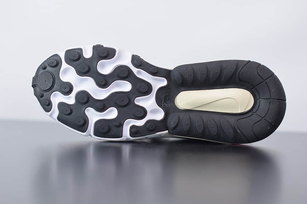 耐克Nike Air Max 270 React黑蓝色气垫运动鞋纯原版本 货号：CI3899-200
