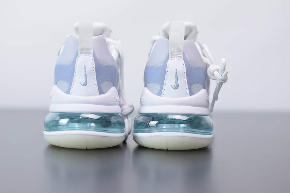 耐克Nike Air Max 270 React白色气垫运动鞋纯原版本 货号：CT1265-100