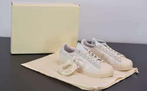 阿迪达斯Eason x adidas Originals SUPERSTAR陈奕迅联名款白色贝壳头板鞋纯原版本 货号：FX8116
