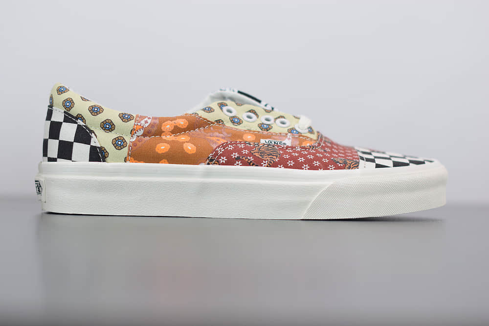 万斯Vans Era复古限定腰果花帆布鞋纯原版本 货号：VN0A4U391IO