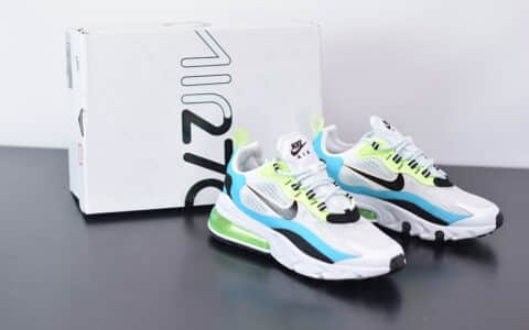 耐克Nike Air Max 270 React白绿色气垫运动鞋纯原版本 货号：CT1265-300