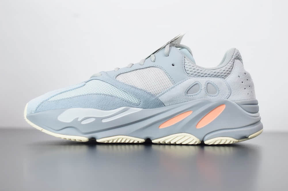 阿迪达斯Adidas YEEZY 700 Inertia蓝灰复古老爹鞋纯原版本 货号：EG7597