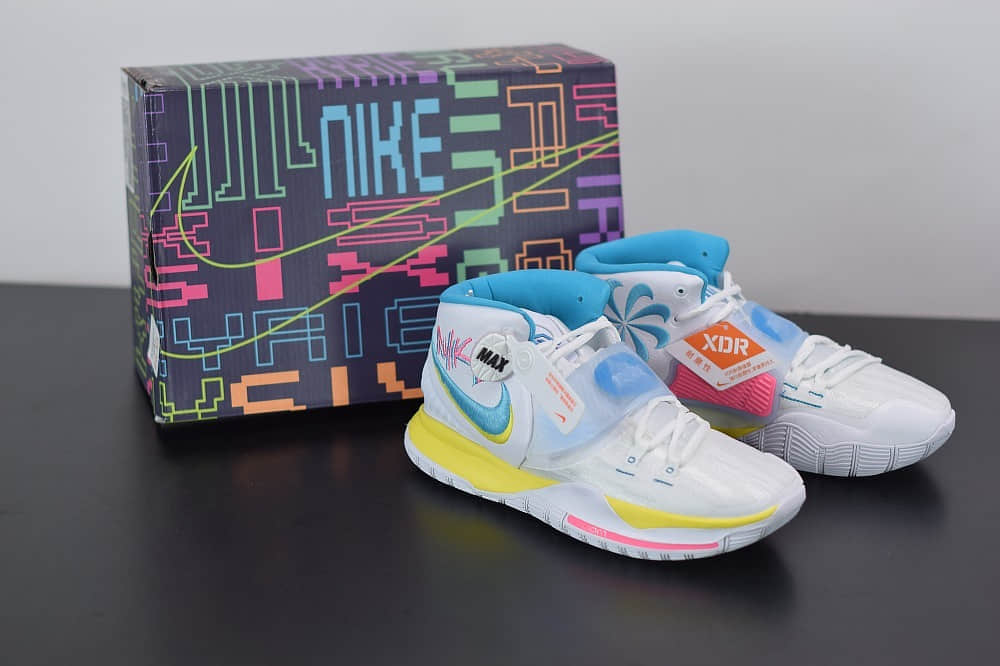耐克Nike Kyrie 6欧文6代涂鸦南海岸篮球鞋纯原版本 货号：BQ4631-101