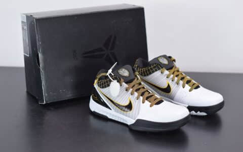 耐克Nike Zoom Kobe 4科比四代季后赛低帮男子篮球鞋纯原版本 货号：AV6339-101