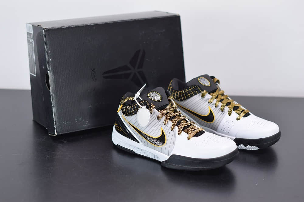 耐克Nike Zoom Kobe 4科比四代季后赛低帮男子篮球鞋纯原版本 货号：AV6339-101
