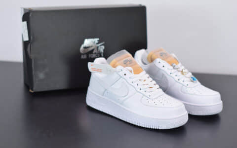 耐克Nike Air Force 1'07 LxWhite Onyx Bling LF空军一号钻石配色低帮休闲板鞋纯原版本 货号：CZ8101-100