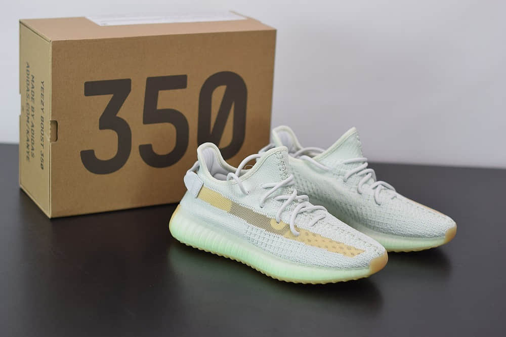 阿迪达斯ADIDAS YEZZY 350 V2哈密瓜亚洲限定 纯原版本 货号：EG7491