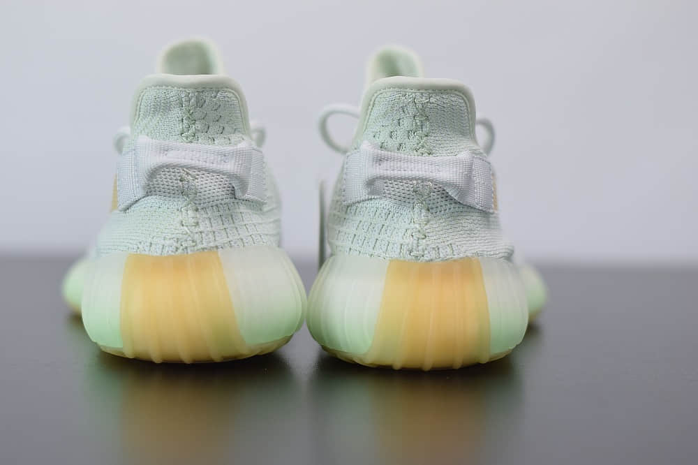 阿迪达斯ADIDAS YEZZY 350 V2哈密瓜亚洲限定 纯原版本 货号：EG7491