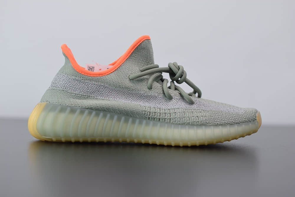 阿迪达斯ADIDAS YEZZY 350 V2鼠尾草休闲慢跑鞋纯原版本 货号：FX9035