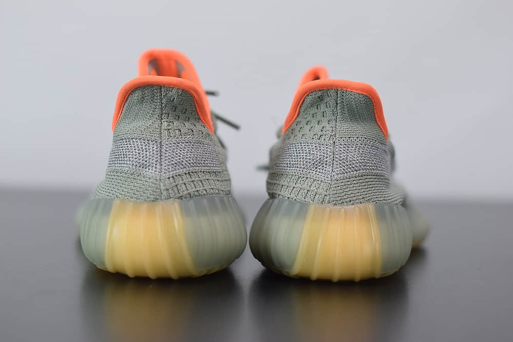 阿迪达斯ADIDAS YEZZY 350 V2鼠尾草休闲慢跑鞋纯原版本 货号：FX9035