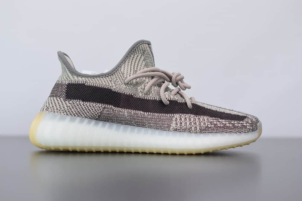 阿迪达斯ADIDAS YEZZY 350 V2黑卡其爆米花休闲慢跑鞋纯原版本 货号：FZ1267