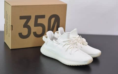 阿迪达斯ADIDAS YEZZY 350 V2冰淇淋爆米花休闲慢跑鞋纯原版本 货号：CP9366