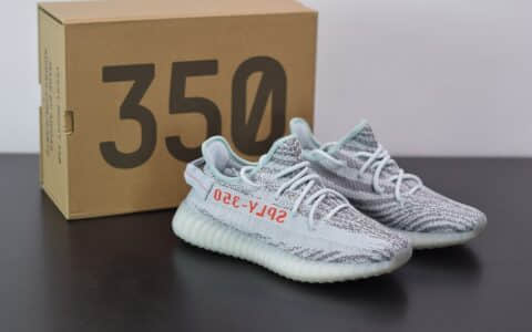 阿迪达斯ADIDAS YEZZY 350 V2可燃冰斑马休闲慢跑鞋纯原版本 货号：B37571