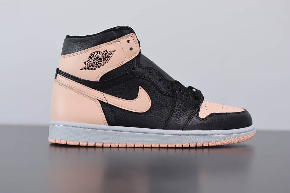 乔丹Air Jordan 1 High AJ1高帮黑粉脚趾板鞋纯原版本 货号：575441-081