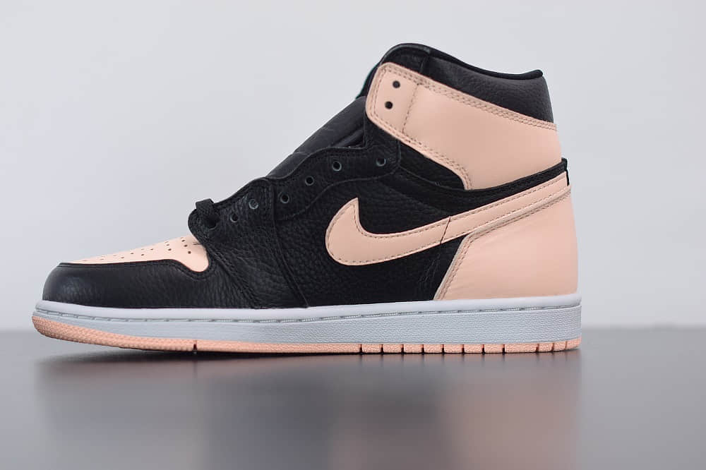 乔丹Air Jordan 1 High AJ1高帮黑粉脚趾板鞋纯原版本 货号：575441-081