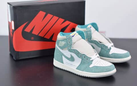 乔丹Air Jordan 1 Retro High OG “Turbo Green”AJ1高帮湖水绿蒂芙尼板鞋纯原版本 货号：555088-311