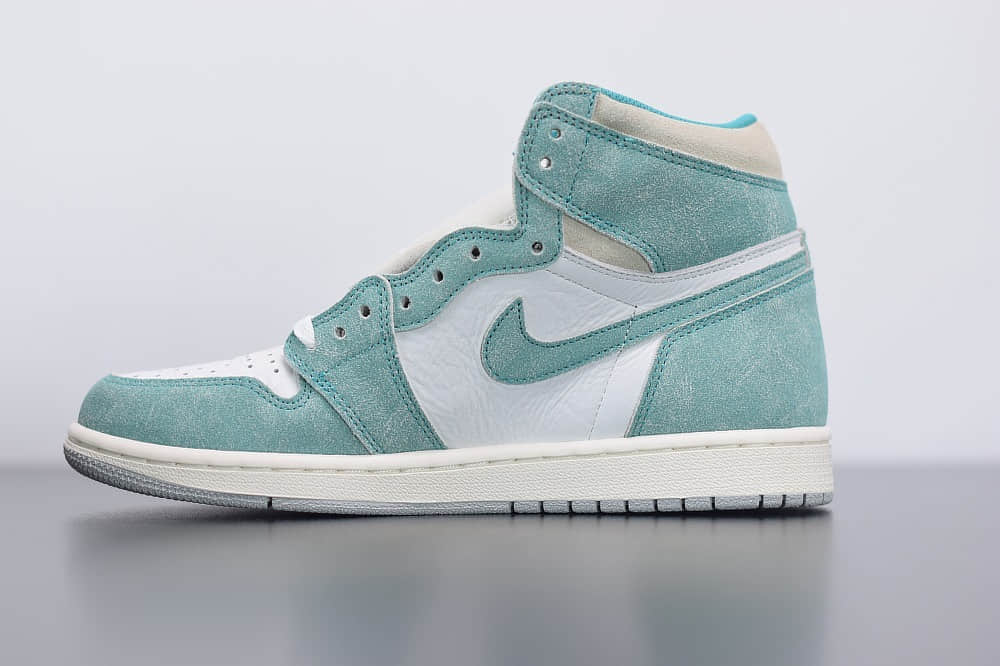 乔丹Air Jordan 1 Retro High OG “Turbo Green”AJ1高帮湖水绿蒂芙尼板鞋纯原版本 货号：555088-311