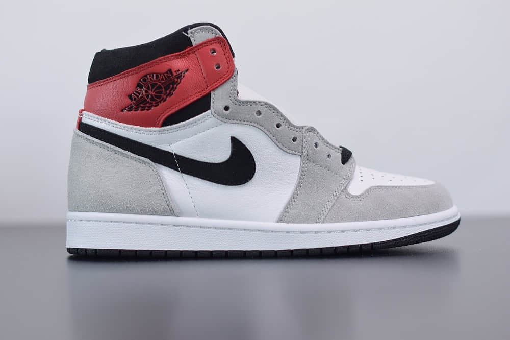 乔丹Air Jordan 1 “Light Smoke Grey”AJ1高帮烟灰配色纯原版本 货号：555088-126