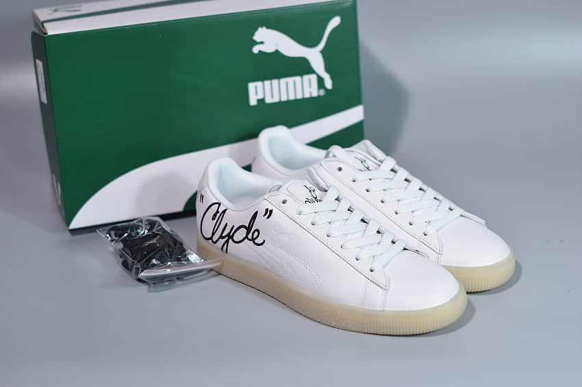 彪马Puma Clyde Signature海外限定配色联名款低帮运动休闲板鞋纯原版本 货号：365803-01