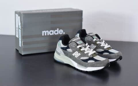 新百伦New Balance M992灰色休闲慢跑鞋纯原版本 货号：M992MC1