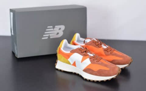 新百伦New Balance MS327复古先锋系列橙色休闲运动慢跑鞋纯原版本 货号：MS327CLA