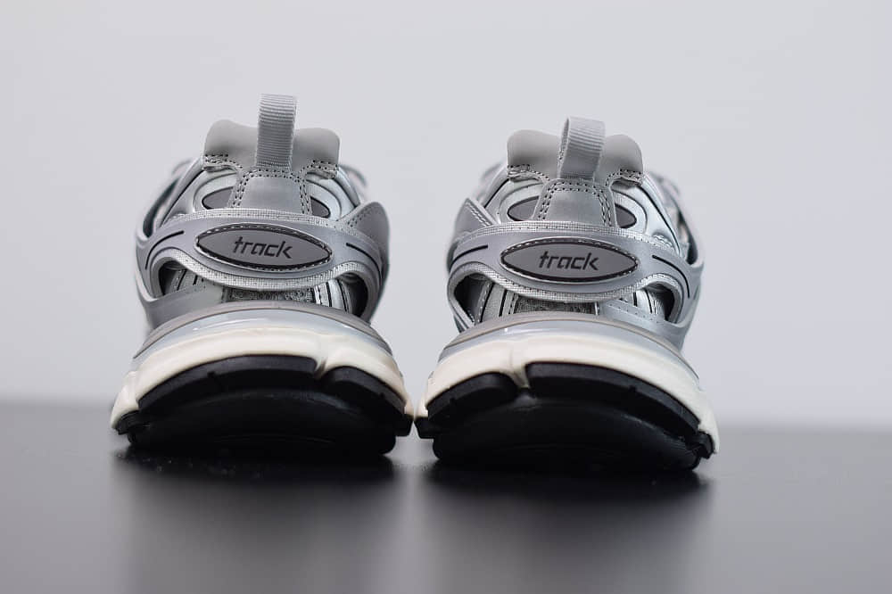 巴黎世家Balenciaga Sneaker Tess s.Gomma MAILLE WHITEORANGE灰色三代户外概念鞋纯原版本