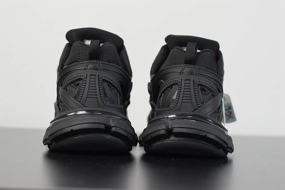 巴黎世家Balenciaga Sneaker Tess s.Gomma MAILLE WHITEORANGE黑色三代户外概念鞋 纯原版本