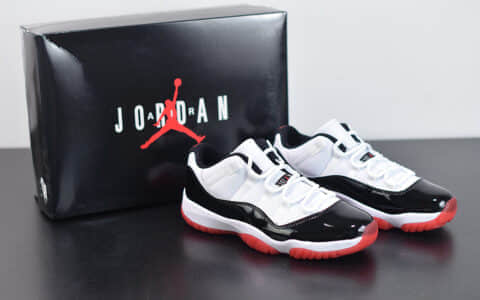 乔丹 Air Jordan 11 Retro Low“黑红外线康扣”乔11低帮时尚休闲篮球鞋纯原版本 货号：AV2187-160