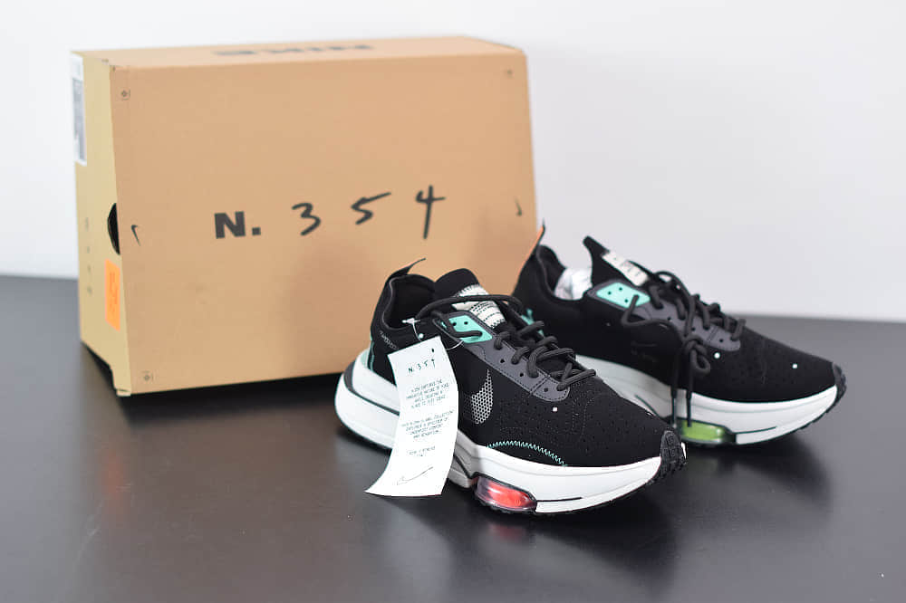 耐克Nike Air Zoom TypeN.354黑绿复古气垫超跑鞋纯原版本 货号：CJ2033-010