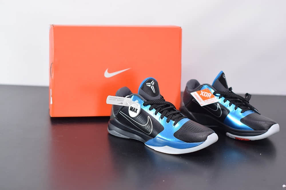 耐克Nike Zoom Kobe 5 DARK KNIGHT 科比5暗夜骑士低帮运动篮球鞋纯原版本 货号：386429-001