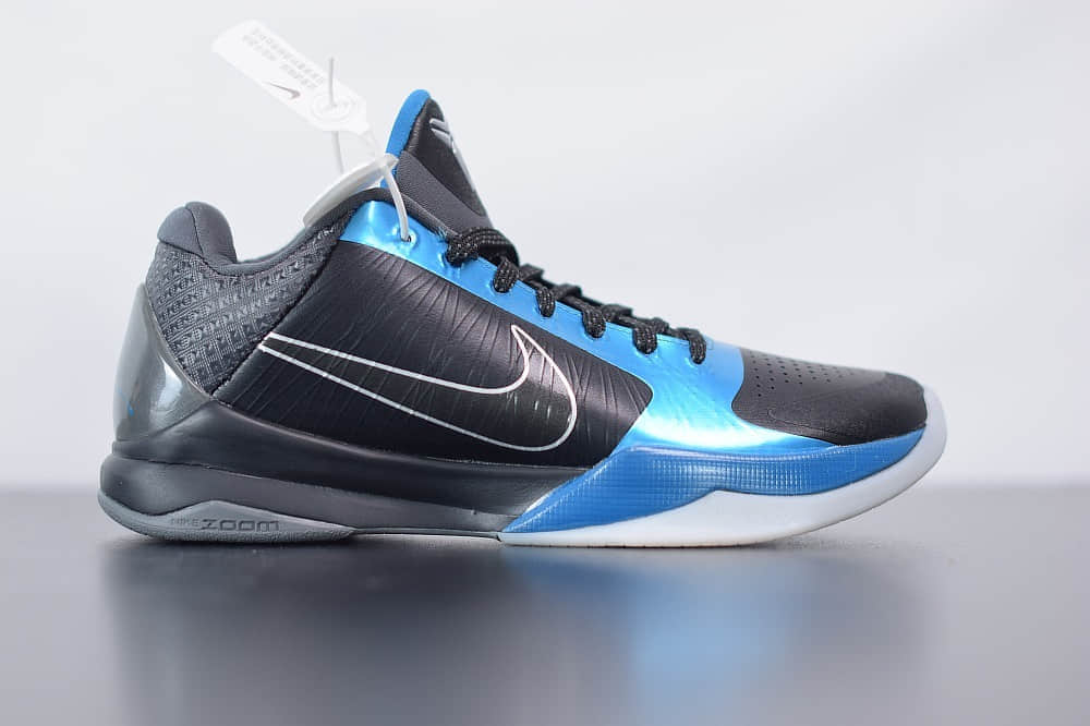 耐克Nike Zoom Kobe 5 DARK KNIGHT 科比5暗夜骑士低帮运动篮球鞋纯原版本 货号：386429-001