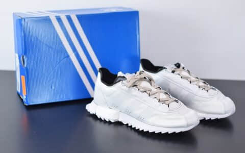 阿迪达斯Adidas SL 7600 Boost白色复古透气爆米花跑鞋纯原版本 货号：FW0132