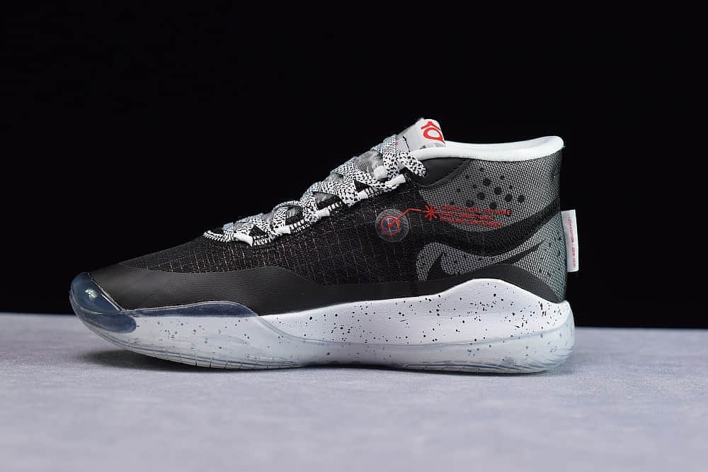 耐克NIKE ZOOM KD12 EP杜兰特12代黑灰休闲运动篮球鞋纯原版本 货号：AR4230-002