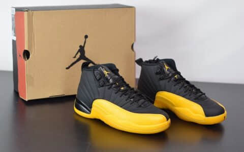 乔丹Air Jordan 12 Retro AJ12 乔12黑金运动篮球鞋纯原版本 货号：130690-070