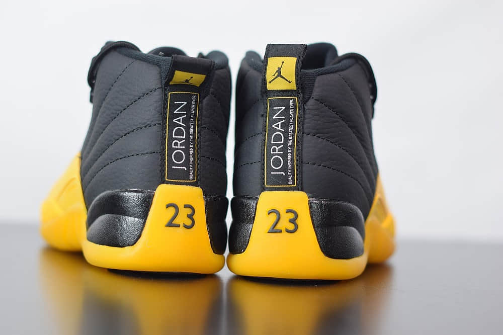 乔丹Air Jordan 12 Retro AJ12 乔12黑金运动篮球鞋纯原版本 货号：130690-070