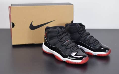 乔丹Air Jordan 11 Retro GS  Bred  AJ11黑红女子文化篮球鞋纯原版本 货号：378038-061