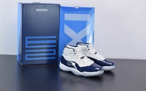 乔丹Air Jordan 11“Win Like '82 AJ11北卡白蓝高帮篮球鞋纯原版本 货号：378037-123