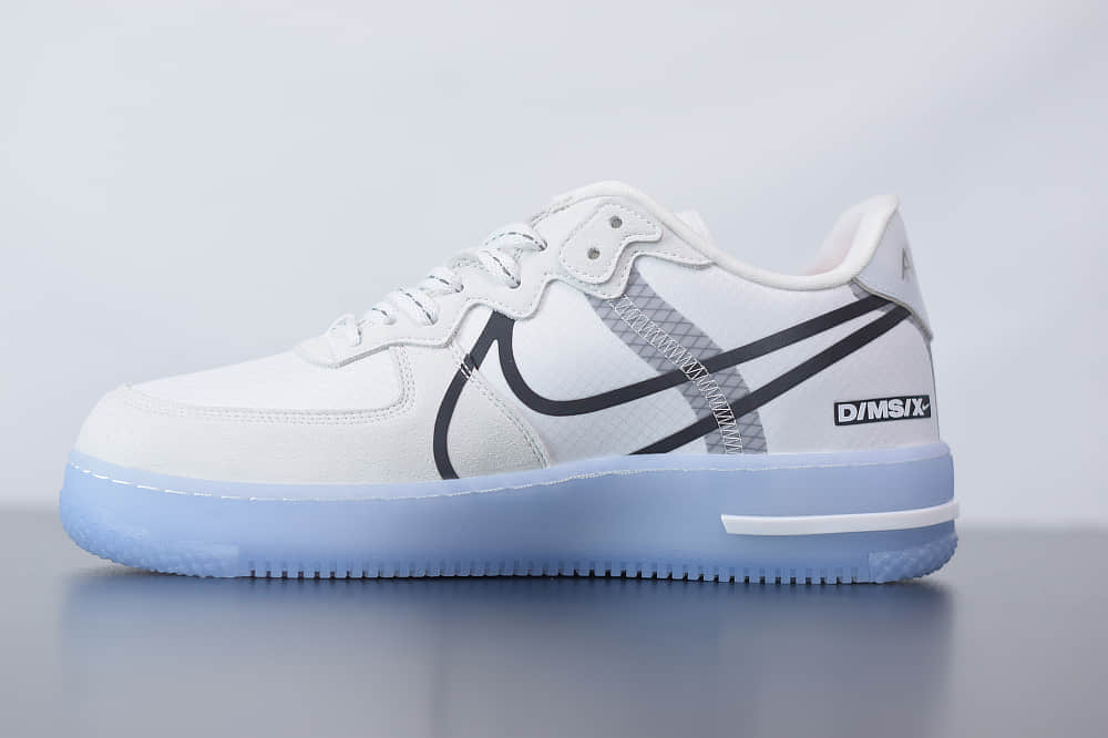 耐克Nike Air Force 1 React QS Light Bone冰块空军一号板鞋纯原版本 货号：CQ8879-100