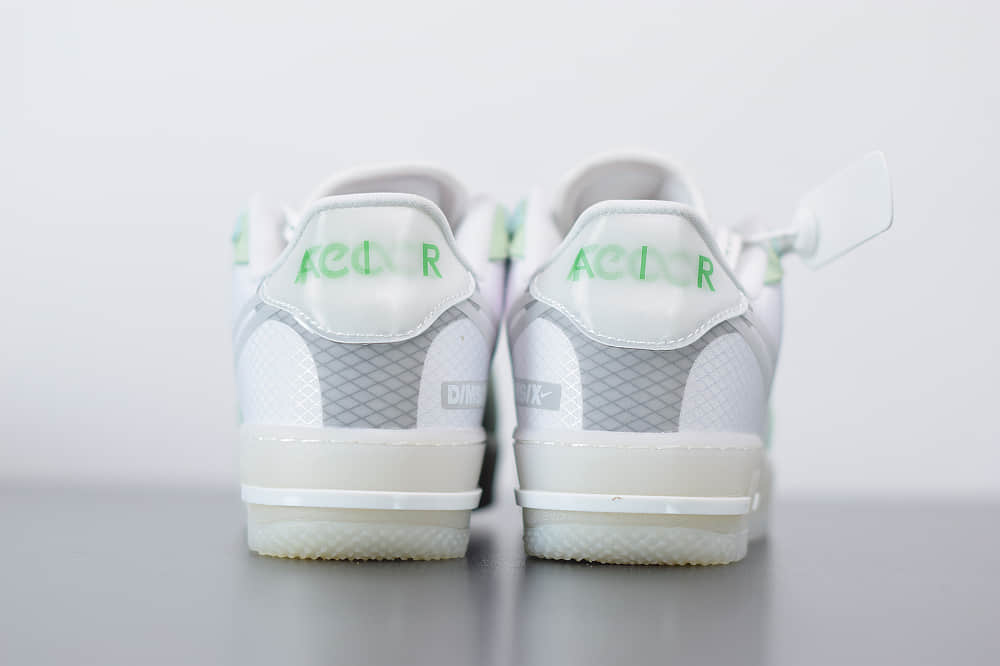 耐克Nike Air Force 1 React QS空军一号薄荷夜绿休闲板鞋纯原版本 货号：CQ8879-111