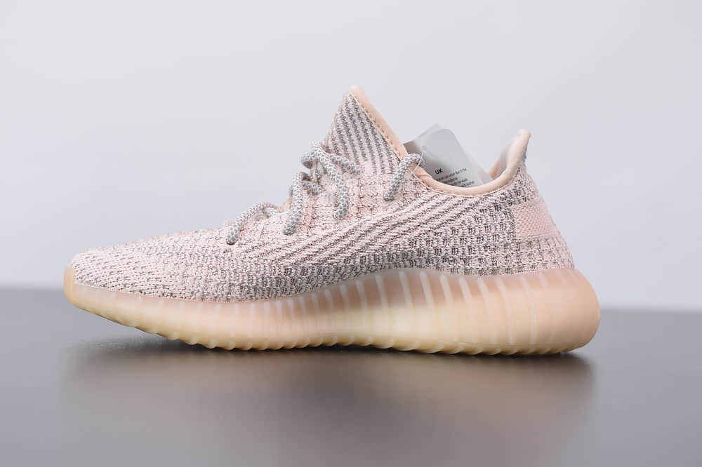 阿迪达斯ADIDAS YEZZY 350 V2粉色满天星亚洲限定慢跑鞋纯原版本 货号：FV5666