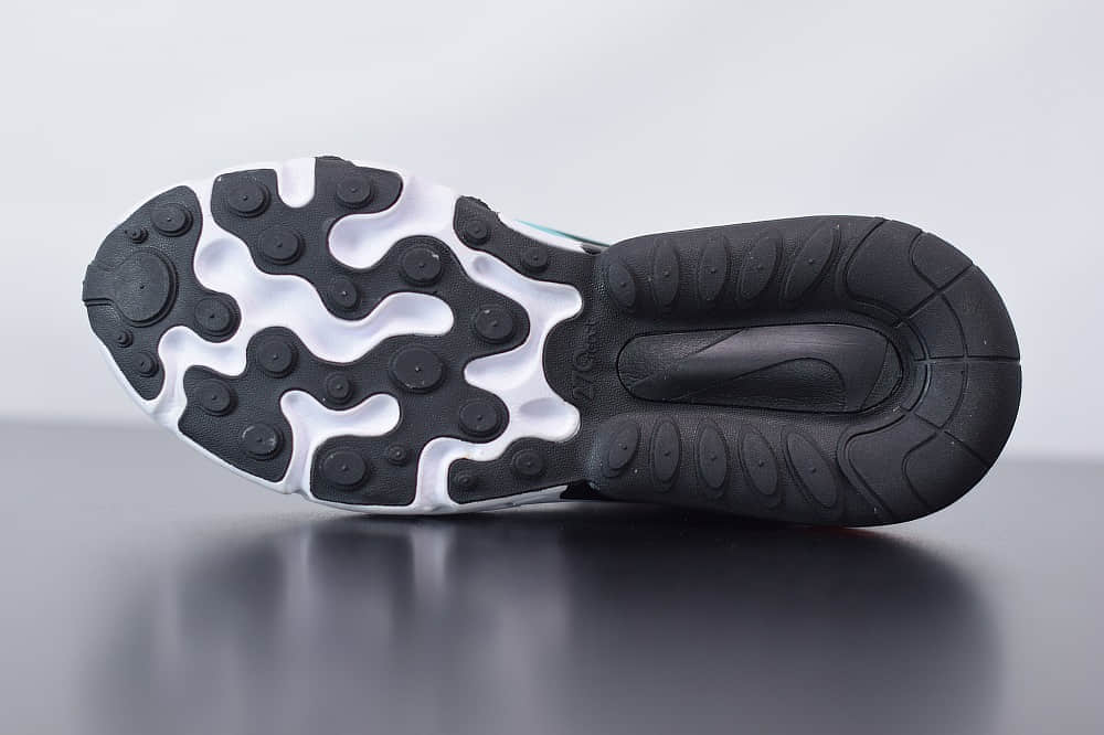 耐克Nike Air Max 270 React亮紫罗兰气垫运动鞋纯原版本 货号：AO4971-101