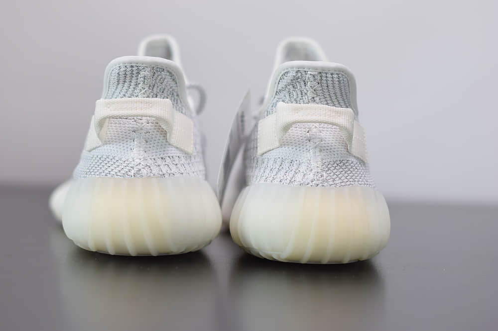 阿迪达斯ADIDAS YEZZY 350 V2白色满天星休闲慢跑鞋纯原版本 货号：EF2367